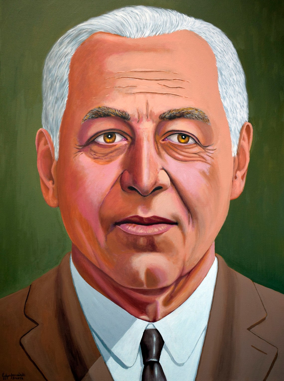 Padre del Artista , Acrílico sobre tela 110x80cm 2022