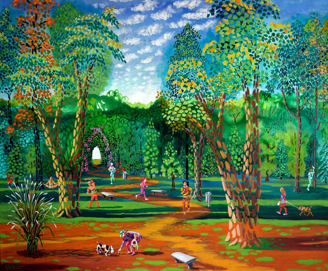 Portal del edèn 96x76 cm 2023